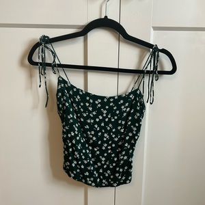 Lupe Reformation spaghetti strap top with shirring